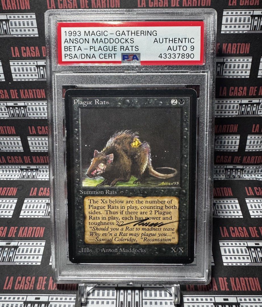 Plague Rats Common (Category: Graded Singles) located in Pateros City. Submitted by lacasadekartonph (Listing ID 1467404298, Image 1). Description: .