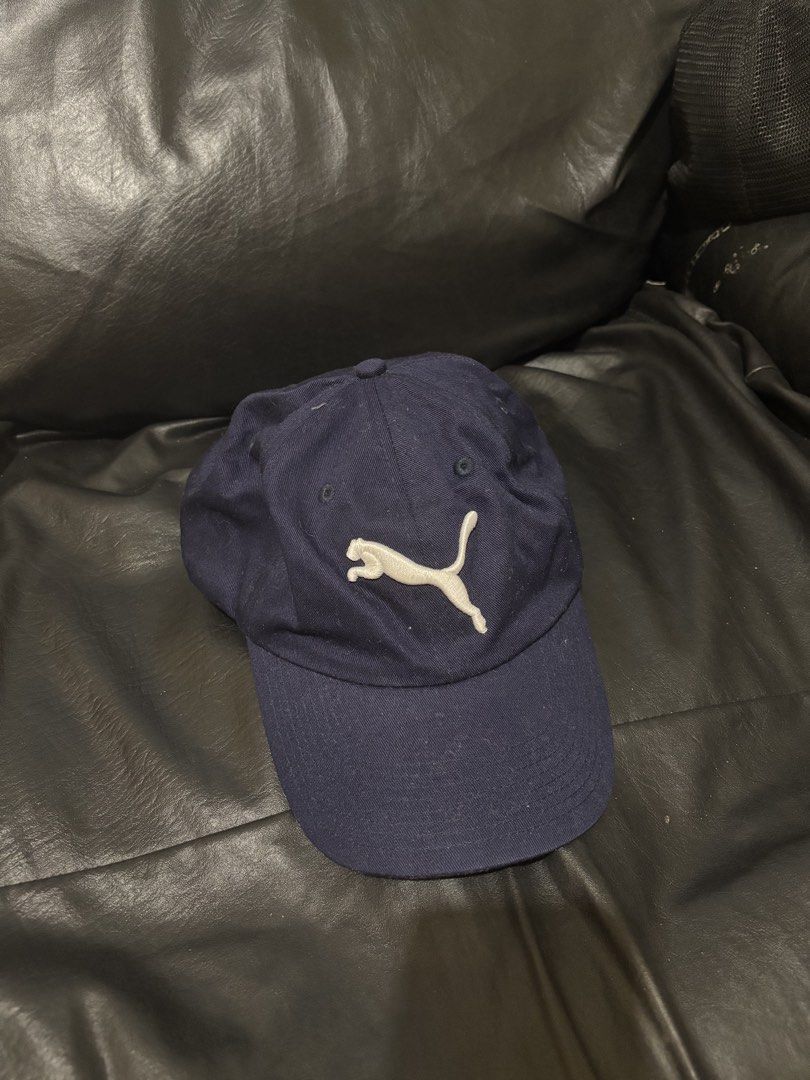 puma navy blue baseball cap (Category: Caps & Hats) located in Manila. Submitted by iyahpreloved_ (Listing ID 1467402744, Image 2). Description: orig puma baseball cap sign of usage super pretty in person pa !.