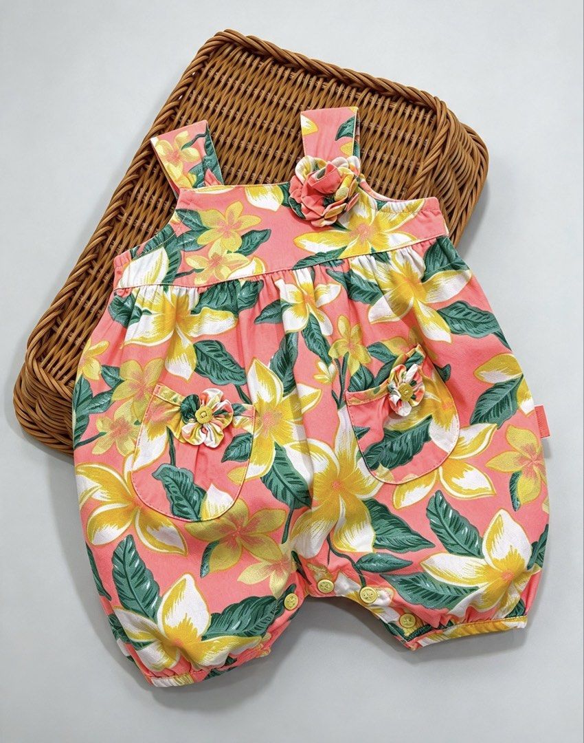Pumpkin Patch baby soft denim romper (Category: Babies & Kids Fashion) located in Quezon City. Submitted by zippy123 (Listing ID 1467510668, Image 2). Description: Pumpkin Patch 🌺✨ soft denim fabric newborn on tag best fit upto 3m Likenew condition.