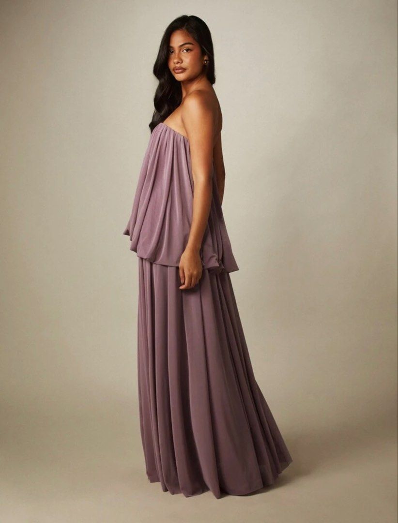 Purple Gown (Category: Evening dresses & gowns) located in Pasig City. Submitted by lovedbykeii (Listing ID 1467443458, Image 2). Description: Perfect for Garden Wedding! Size: Small Used Once :).