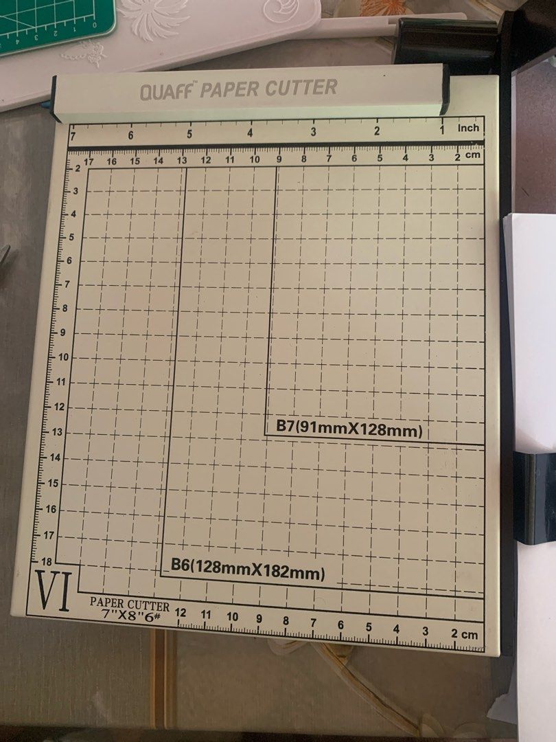 Quaff Paper Cutter Guillotine (Category: Craft Supplies & Tools) located in Tarlac. Submitted by haku8482 (Listing ID 1467536362, Image 3). Description: Brand: Quaff rfs: not suitable for what i need, tried it only once (bought it last week (oct 3)) mop: gcash or bank transfer shipping: seller will shoulder the sf.