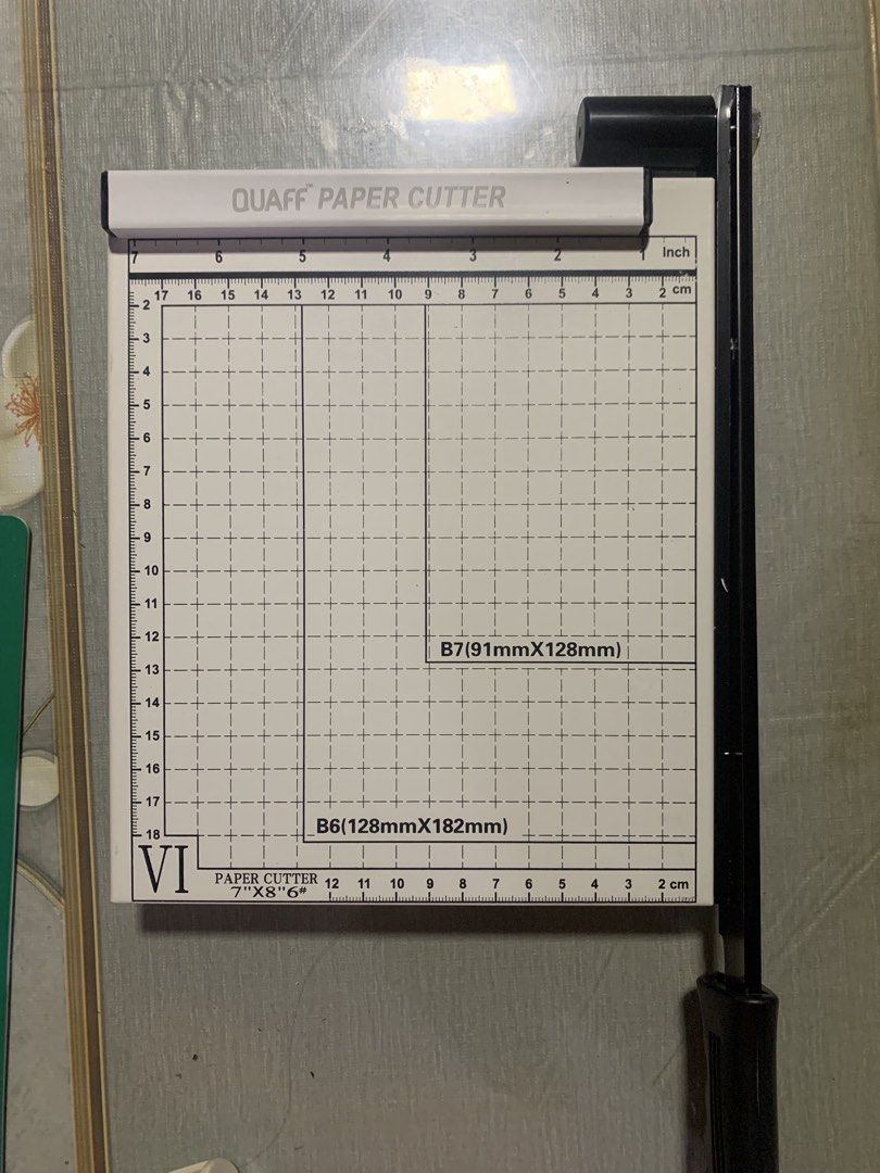 Quaff Paper Cutter Guillotine (Category: Craft Supplies & Tools) located in Tarlac. Submitted by haku8482 (Listing ID 1467536362, Image 1). Description: Brand: Quaff rfs: not suitable for what i need, tried it only once (bought it last week (oct 3)) mop: gcash or bank transfer shipping: seller will shoulder the sf.