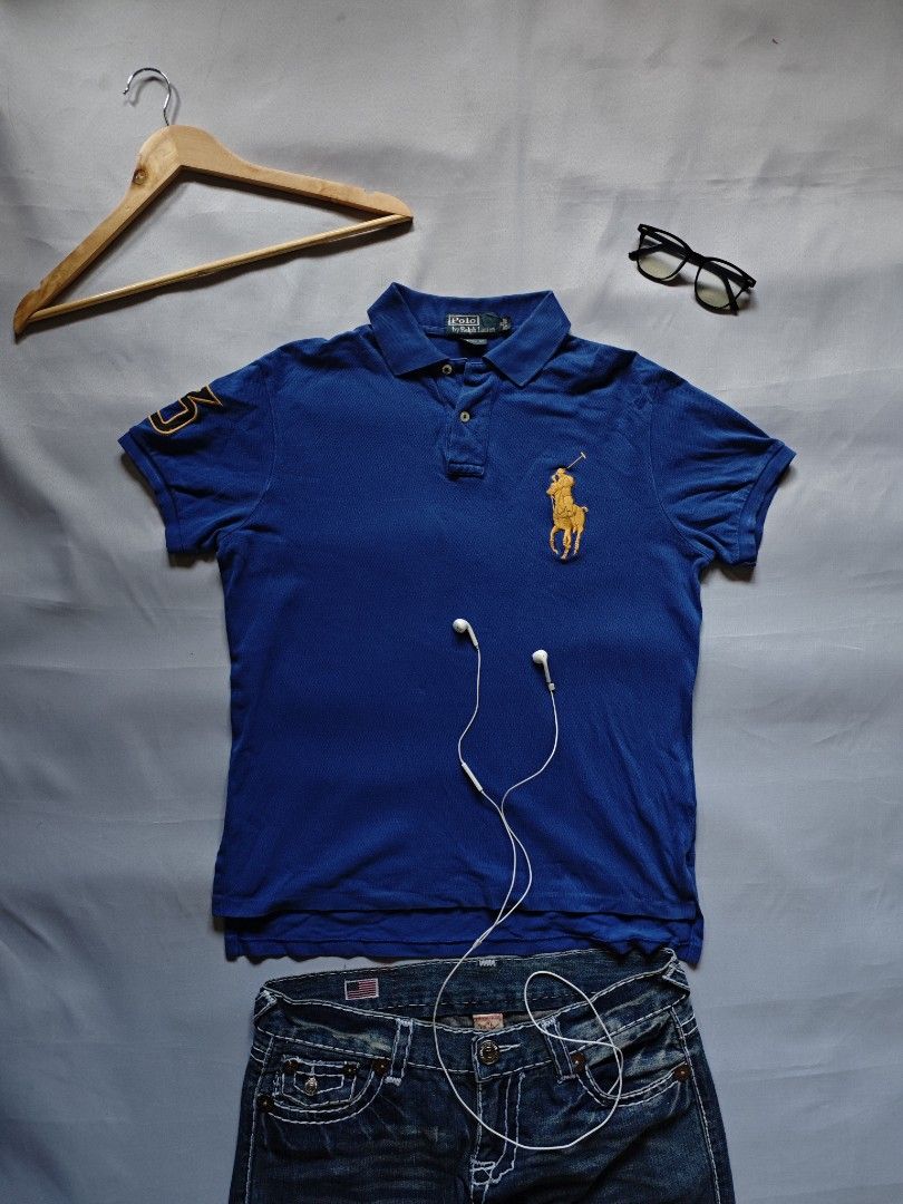 Ralph Lauren Big pony (Category: Tshirts & Polo Shirts ) located in Cabuyao City. Submitted by grand_vault (Listing ID 1467419534, Image 1). Description: Size: L Width: 22 Length: 25.5 Condition: 10/10 Color rate: 10/10 Issue: none.