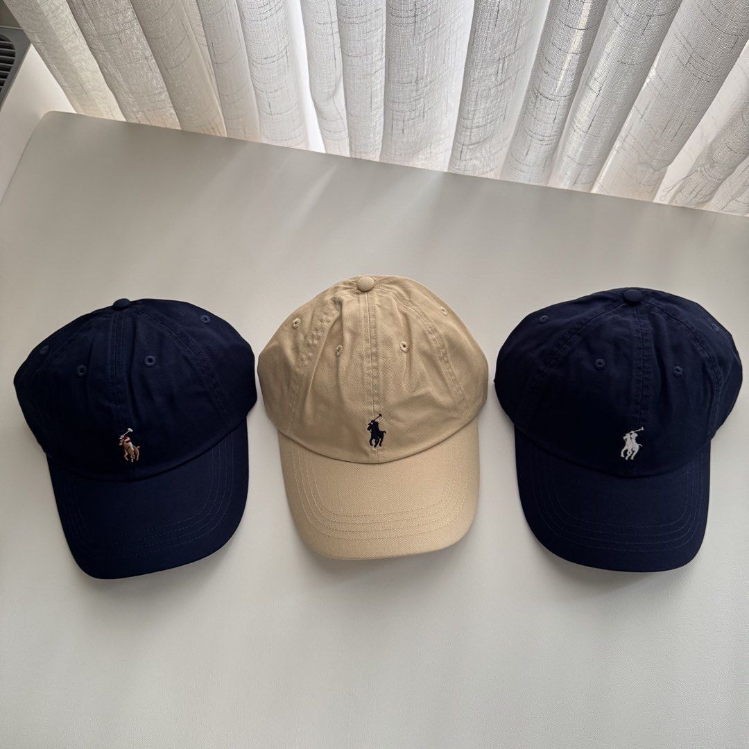 Ralph Lauren Caps (Category: Caps & Hats) located in Pasay City. Submitted by littlebebekidsstuff (Listing ID 1467431330, Image 1). Description: Brand new with tag One size 59cm on tag Adjustable strap.