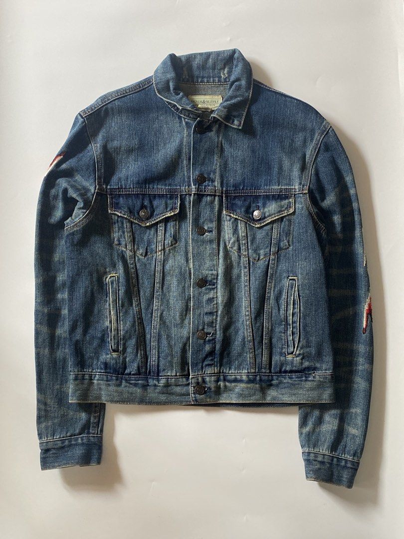 Ralph Lauren Denim Supply Native American Pattern Jacket (Category: Coats, Jackets and Outerwear) located in Manila. Submitted by finofindthisart (Listing ID 1467403026, Image 2). Description: Length 24 Width 20 Authentic Measured it by inches Issue: N/A This is a pre-loved/thrifted items and may show minor signs of issue due to its vintage nature. Kindly manage expectations. No refunds or exchanges will be accepted. 📍Pasay City DM for inquiries