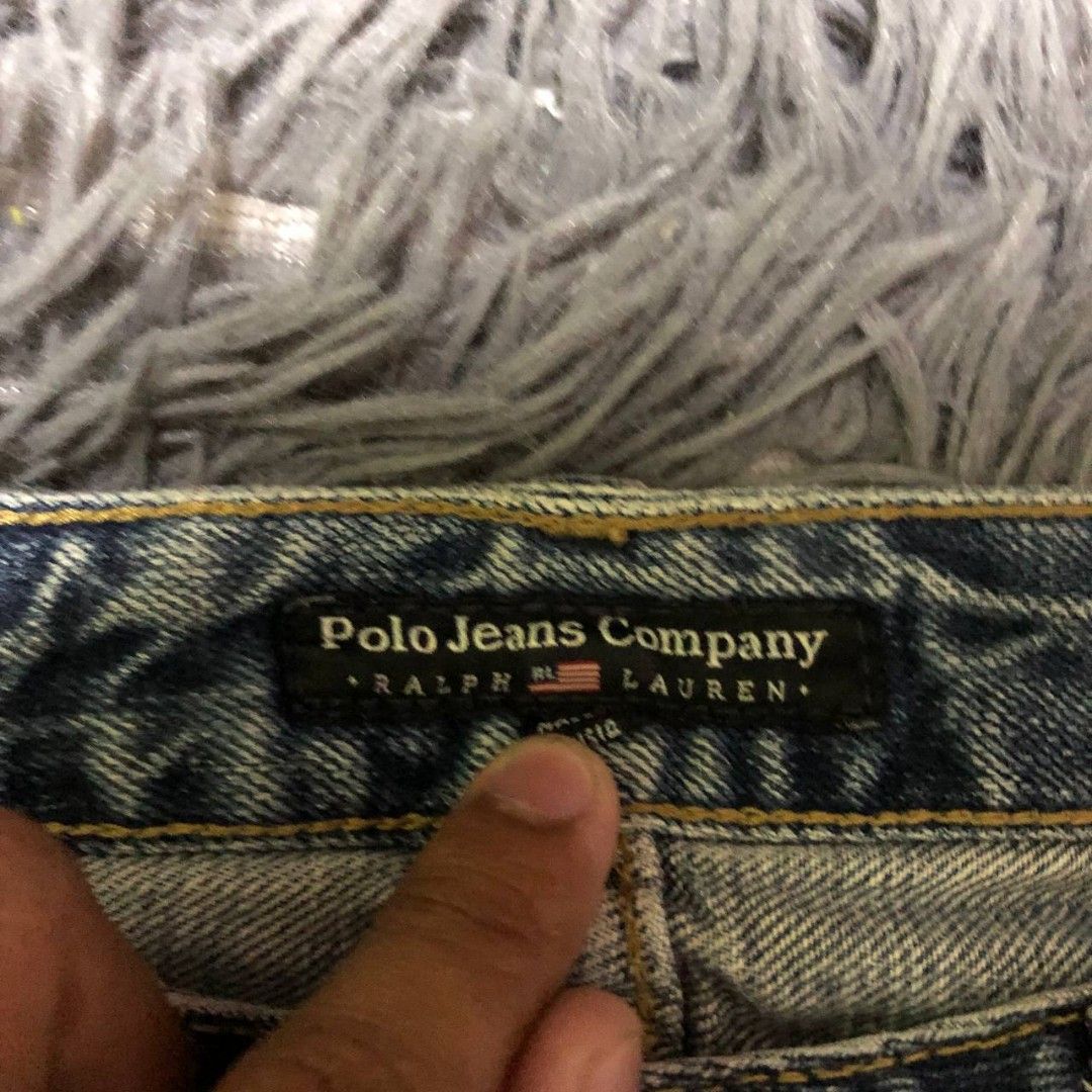 Ralph Lauren Flare Pants (Category: Jeans) located in Camiling. Submitted by thriftscape2024 (Listing ID 1467555923, Image 3). Description: Excellent Condition Color rate: 9/10 Issue: ❌❌❌ W: 30 L: 38 Thigh: 11 Leg Opening: 10.
