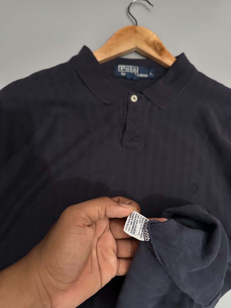 Ralph Lauren Halfbutton longsleeve (Category: Tshirts & Polo Shirts ) located in Manila. Submitted by thriftavenueph (Listing ID 1467507621, Image 3). Description: Fs: Ralph Lauren half button polo longsleeve with texture Size: 25x29, XL to XXL Condition: excellent, no issue Price: 1,000 .