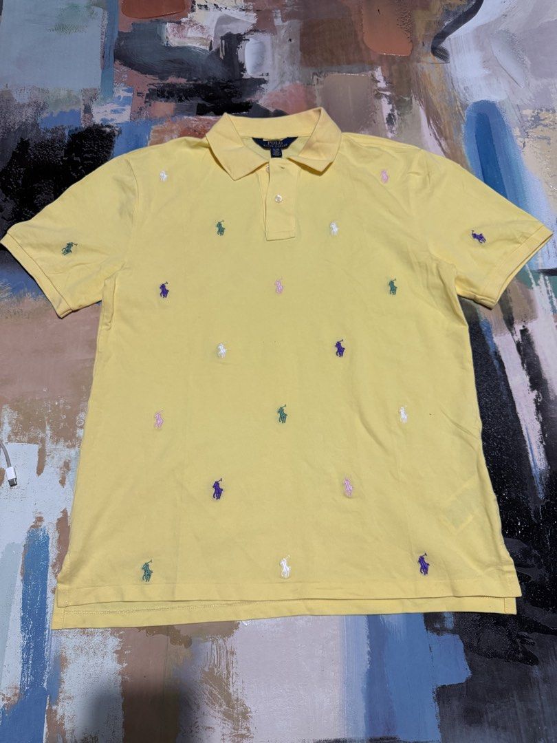 Ralph Lauren multi logo polo shirt (Category: Shirts) located in Las Pinas. Submitted by thrftmnl. (Listing ID 1467420680, Image 1). Description: Ralph Lauren multi logo polo shirt Womens Size: XL Width: 19 Length: 25 front / 26 back.
