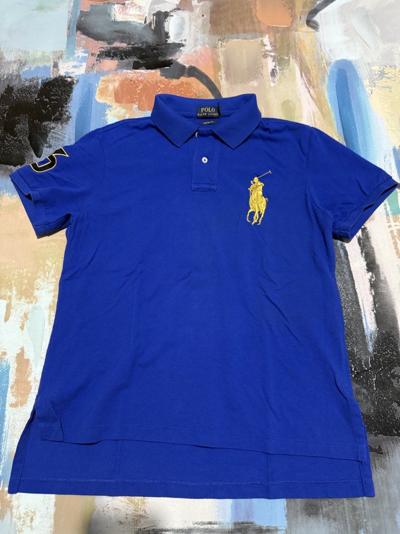 Ralph Lauren Polo shirt (Category: Tshirts & Polo Shirts ) located in Las Pinas. Submitted by thrftmnl. (Listing ID 1467422739, Image 1). Description: Ralph Lauren polo shirt big pony Size: Medium Width: 20 Length: 24 front/ 26 back Issue: none.