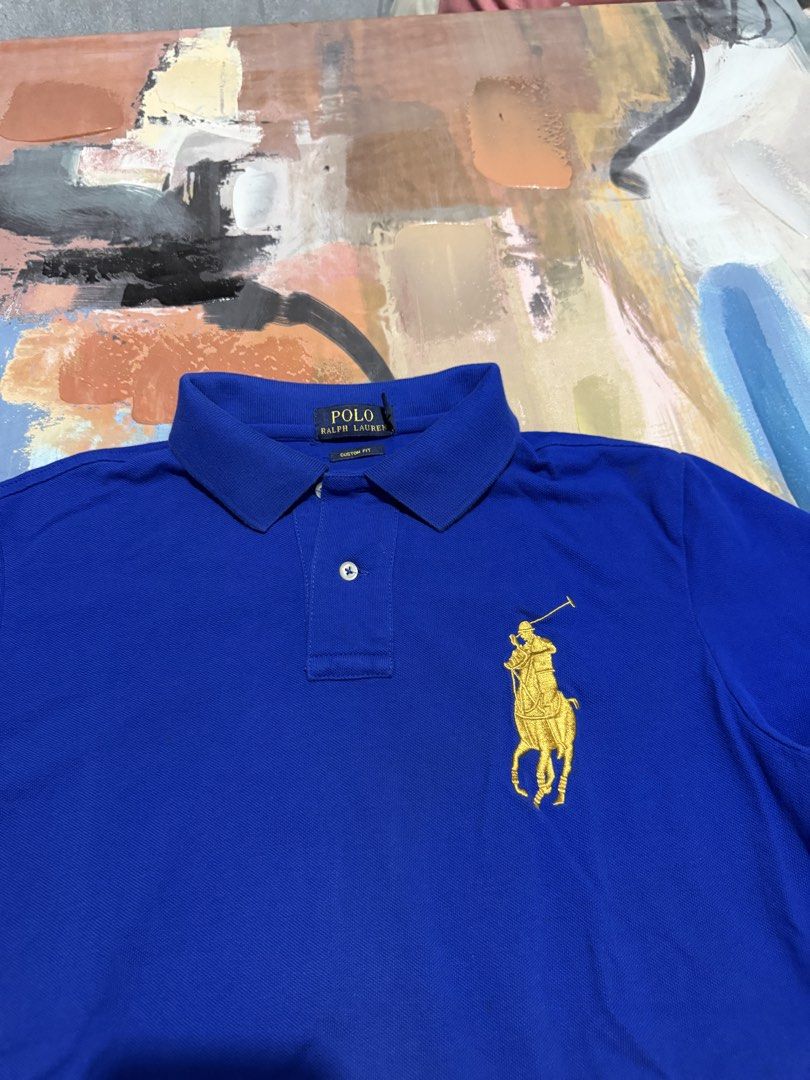 Ralph Lauren Polo shirt (Category: Tshirts & Polo Shirts ) located in Las Pinas. Submitted by thrftmnl. (Listing ID 1467422739, Image 2). Description: Ralph Lauren polo shirt big pony Size: Medium Width: 20 Length: 24 front/ 26 back Issue: none.