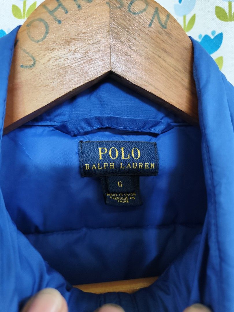 Ralph Lauren Vest 🔥 (Category: Babies & Kids Fashion) located in Tabaco. Submitted by thrifttobecool (Listing ID 1467525455, Image 2). Description: Very Good Condition 💯 9.6/10 Color Rate 💯 15 Width 📌 20 Length 📌 Good for 4-7 y/o ✅ need wash 📌 250 ✅ + sf 📌 Location Bicol ✅.