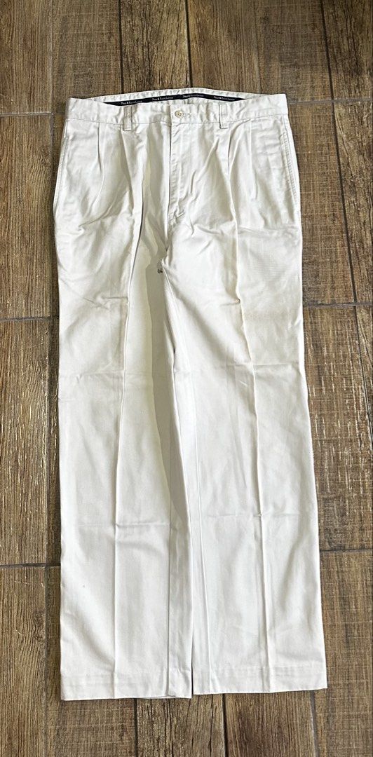 RALPH LAUREN WHITE PANTS (Category: Chinos) located in Manila. Submitted by urban.vintage (Listing ID 1467556266, Image 1). Description: ISSUE: NONE (NEED WASH) MOP :GCASH (NO COD) SHIP VIA: LALAMOVE & J&T LOCATION: PASIG CITY LENGTH: 40 HEM : 8 WIDTH : 32.