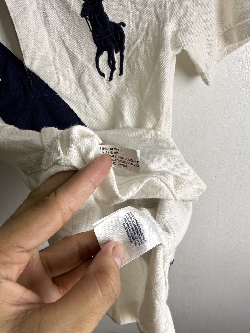 Ralph Lauren white shirt (Category: Babies & Kids Fashion) located in Daraga. Submitted by casualthread (Listing ID 1467506089, Image 3). Description: Authentic Need wash ( washable see last pic) 8 yrs old Solid pa nito.