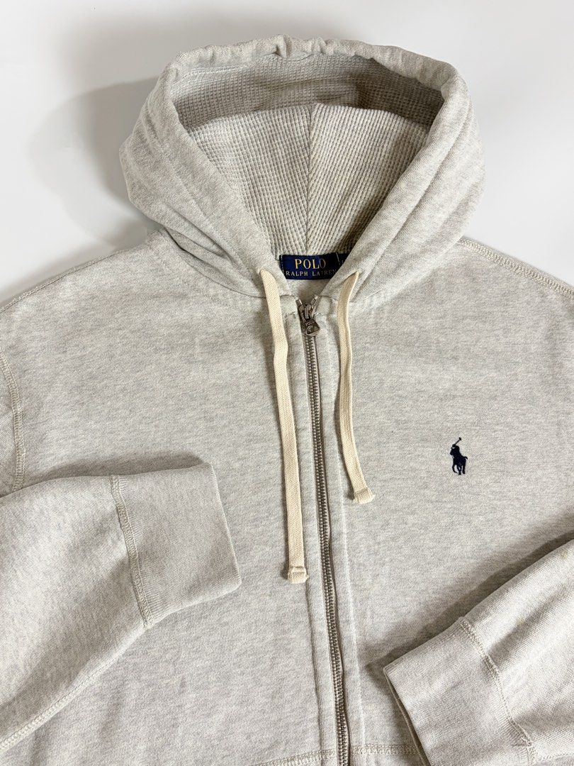 Ralph Lauren Zip Up hoodie (Category: Coats, Jackets and Outerwear) located in Manila. Submitted by vinthreads (Listing ID 1467410038, Image 3). Description: OG’ Polo Rąlph Lren Zip-up hoodie 🎠 Size: L on tag Width: 24/ Length: 26 As new condition Color rate: 10/10 : unnoticeable light stain ______________________________________ 📍Note: Color may vary due to lighting..