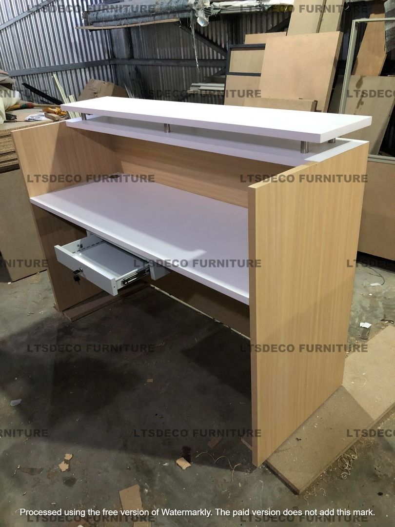 RECEPTION TABLE OFFICE FURNITURE OFFICE PARTITION (Category: Office Furniture & Fixtures) located in Quezon City. Submitted by marian_b1aa1e215 (Listing ID 1467384759, Image 1). Description: " PRICE MAY VARY DEPENDING ON SIZE, MATERIAL, AND CUSTOMIZATION. " --PRICE IS POSTING PURPOSES ONLY!! ✅ INQUIRE NOW! Hi! Are you looking for MODULAR WORKSTATION OFFICE PARTITION, ACCORDION WALL AND DOOR PARTITION, TOILET/URINAL PARTITION and OFFICE FURNITURE 