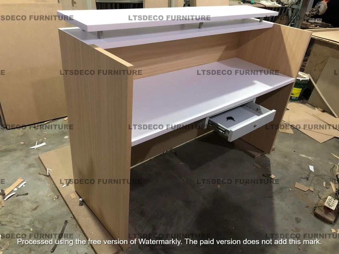 RECEPTION TABLE OFFICE FURNITURE OFFICE PARTITION (Category: Office Furniture & Fixtures) located in Quezon City. Submitted by marian_b1aa1e215 (Listing ID 1467384759, Image 2). Description: " PRICE MAY VARY DEPENDING ON SIZE, MATERIAL, AND CUSTOMIZATION. " --PRICE IS POSTING PURPOSES ONLY!! ✅ INQUIRE NOW! Hi! Are you looking for MODULAR WORKSTATION OFFICE PARTITION, ACCORDION WALL AND DOOR PARTITION, TOILET/URINAL PARTITION and OFFICE FURNITURE 
