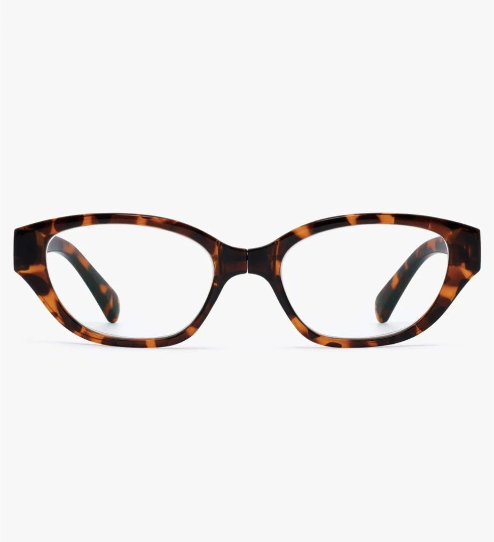 RECLOW SOYE Blue light blocking Folding Glasses (Category: Sunglasses & Eyewear) located in Malabon City. Submitted by hersheyboo2 (Listing ID 1467385312, Image 3). Description: - Brand/Model: RECLOW SOYE (SOYE 55-21-151 C2) - Frame Style: Classic cat-eye in rich brown and black tortoise shell pattern - Feature: Handy folding design that packs down small for easy storage in pockets or bags - Lenses: Clear lenses, ready for your own prescription o