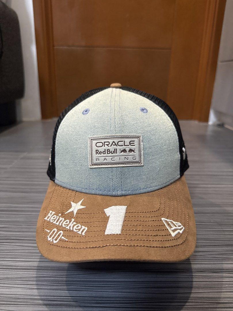 Red Bull Racing New Era Trucker Cap (Category: Caps & Hats) located in Quezon City. Submitted by noelc23 (Listing ID 1467484111, Image 2). Description: - Authentic New Era Oracle Red Bull Racing trucker hat with original tags still attached - Breathable black mesh back with an adjustable snapback closure for a custom fit.