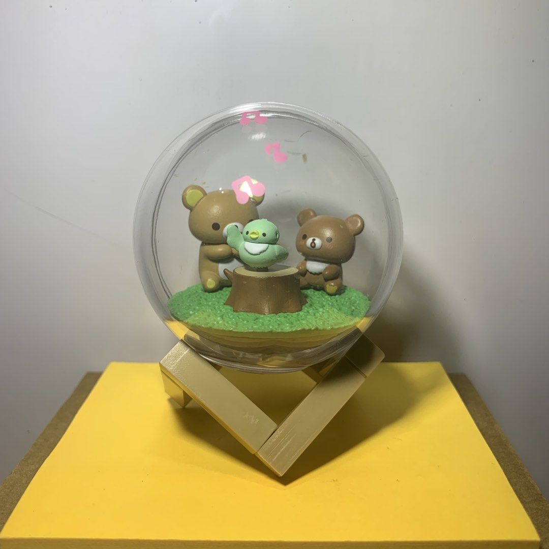 Re-ment Rilakkuma Terrarium (Category: Figurines & Statues) located in Valenzuela. Submitted by heypapermoon (Listing ID 1467519622, Image 2). Description: Re-Ment Rilakkuma Terrarium: Chairoikoguma's Friends (No. 5: Singing Practice / Mint Bird) miniature figure No original packaging With some hair line at the back With markings Good condition X sensi Shipping via j&t SF: luzon (50), visayas & mindanao (80).