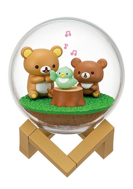Re-ment Rilakkuma Terrarium (Category: Figurines & Statues) located in Valenzuela. Submitted by heypapermoon (Listing ID 1467519622, Image 1). Description: Re-Ment Rilakkuma Terrarium: Chairoikoguma's Friends (No. 5: Singing Practice / Mint Bird) miniature figure No original packaging With some hair line at the back With markings Good condition X sensi Shipping via j&t SF: luzon (50), visayas & mindanao (80).