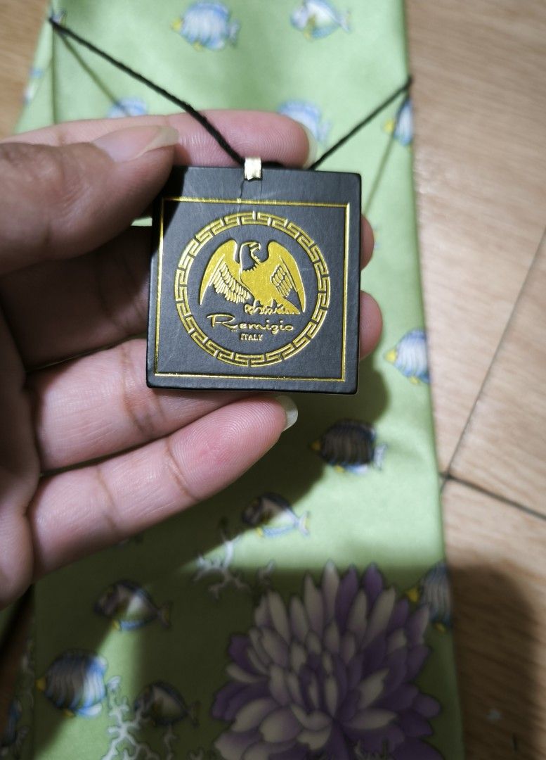Remizio men's neck tie (Category: Ties) located in Manila. Submitted by wearforce (Listing ID 1467520166, Image 1). Description: Remizio men's neck tie brand new with tags no issues 499 + sf.