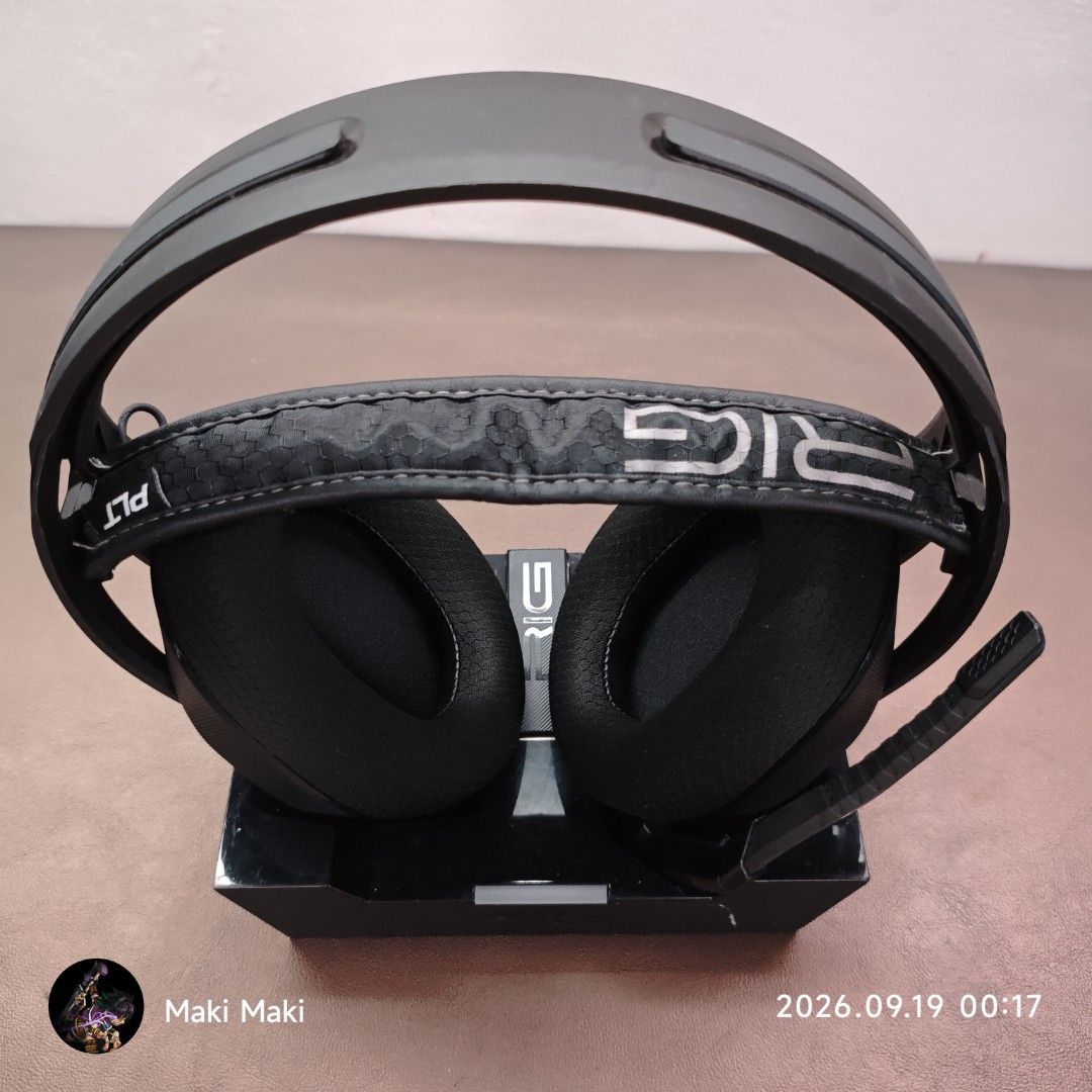 RIG 800 LX Wireless Gaming Headset (Category: Headphones & Headsets) located in Quezon City. Submitted by vladfoxtrot (Listing ID 1467444302, Image 1). Description: RIG 800 LX Wireless Gaming Headset with RIG 800 HX Base Station and RIG 800 HX Wireless Transceiver New Earpads installed Inclusions: RIG 800 LX Headset RIG 800 HX Base Station and RIG 800 HX Wireless Transceiver Available for pickup via courier like lala or grab (buyer will shoulder 