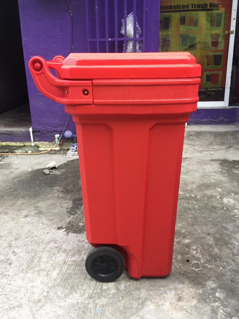 ROLLING TRASH BIN with wheels (Category: Waste Bins & Bags) located in Caloocan City. Submitted by epicdragon.cf8b55 (Listing ID 1467410615, Image 1). Description: ROLLER KING TRASH BIN RUBBER WHEELS PLASTIC WHEELS SIZE: 200 LITERS (76L X 54W X 104H PER JOB ORDER JUST CALL US / Pm me for more info. -09971763227 LOOK FOR : Angelina Address: 634 JRA COMPOUND LUPANG PARI SAN MIGUEL PASIG CITY WEBSITE: http://jocelynesidera30.wibsite.com/joekelceetra