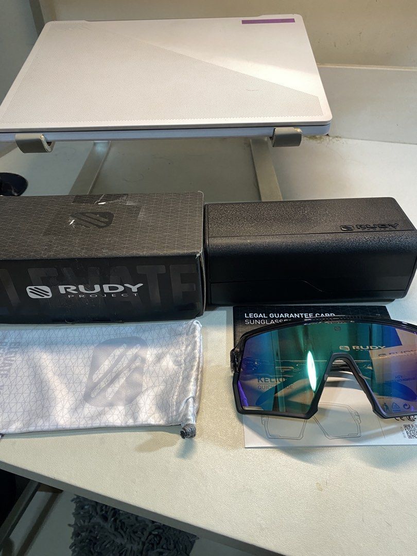 Rudy Project Kelion (Category: Sunglasses & Eyewear) located in Manila. Submitted by somebanothings2.0 (Listing ID 1467418833, Image 1). Description: Rudy Project Kelion Frame color: Crystal Ash Lens: Multilaser Green - new and unused - no scratch/dents/issues - complete accessories and box - rfs: change of mind Loc: Welcome Rotonda, Quezon City Fixed price already. Other offers will be ignored. .