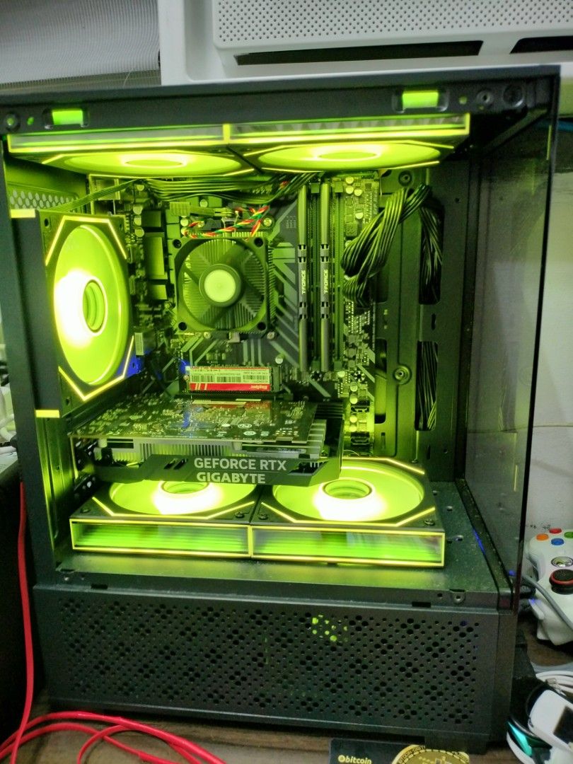 Ryzen 5, RTX3050, Gaming PC, Gaming Computer (Category: Desktops) located in Malabon City. Submitted by emmariocortezjr (Listing ID 1467545204, Image 3). Description: Newly built Gaming PC, Gaming Computer B450M DS3H V3 Ryzen 5 3500x GeForce RTX 3050 OC V2 6Gb 1TB SSD KingSpec 16GB RAM T-FORCE Corsair PSU CX650-Watt 80+ Bronze AWR-digital UPS Inplay ARGB Fan 3standard fan, 2reversed fan.