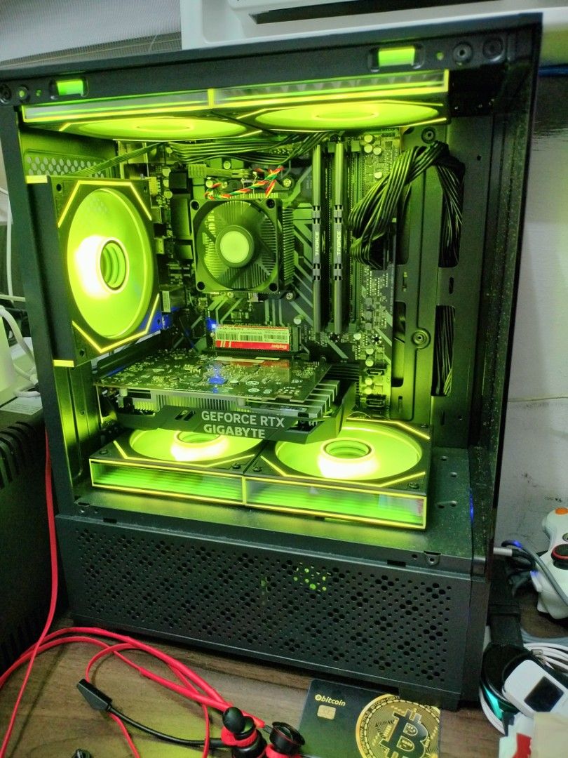 Ryzen 5, RTX3050, Gaming PC, Gaming Computer (Category: Desktops) located in Malabon City. Submitted by emmariocortezjr (Listing ID 1467545204, Image 2). Description: Newly built Gaming PC, Gaming Computer B450M DS3H V3 Ryzen 5 3500x GeForce RTX 3050 OC V2 6Gb 1TB SSD KingSpec 16GB RAM T-FORCE Corsair PSU CX650-Watt 80+ Bronze AWR-digital UPS Inplay ARGB Fan 3standard fan, 2reversed fan.