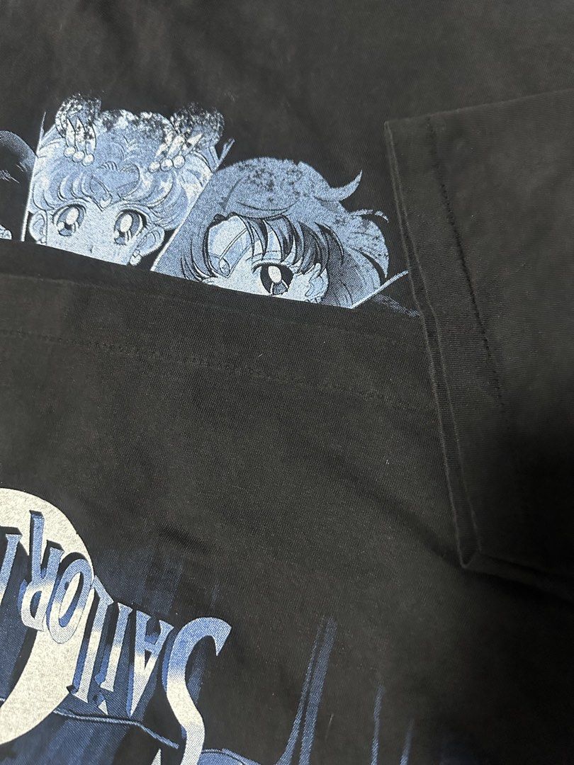 Sailor Moon T-Shirt (Category: Tshirts & Polo Shirts ) located in Quezon City. Submitted by rackculture (Listing ID 1467389038, Image 3). Description: 👕 Size XL 23 width 29 length 🧵 Single Stitch All the Way 🏷️ Fashion Victim on Tag ₱ 1,500 only 📩 Message us for more details .