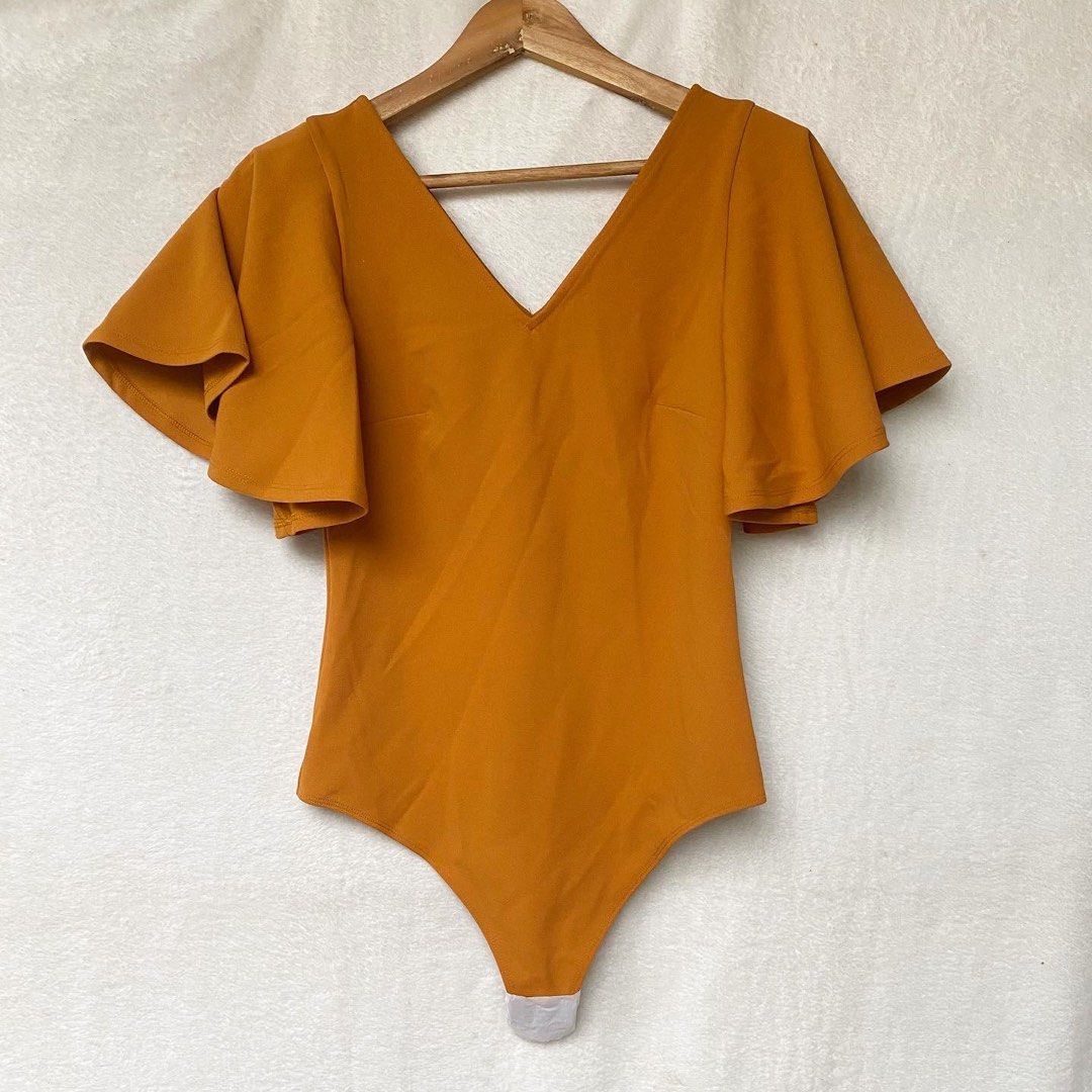 SALE! EXPRESS VNECK BODYSUIT (Category: Others Tops) located in Cavite. Submitted by bagsbythea (Listing ID 1467383246, Image 2). Description: 🌹✨ CLEARANCESALE 299 ONLY ••EXPRES$$••SILKY V-NECK THONG BODYSUIT CINNAMON ✖️349✖️ Mall price: 1400+ —— Available sizes: XTRASMALL (31-33bust) SMALL (33-35bust) MEDIUM (35-37bust) LARGE (38-41bust) XTRALARGE (43-45bust) Stretch LIMITED STOCKS.