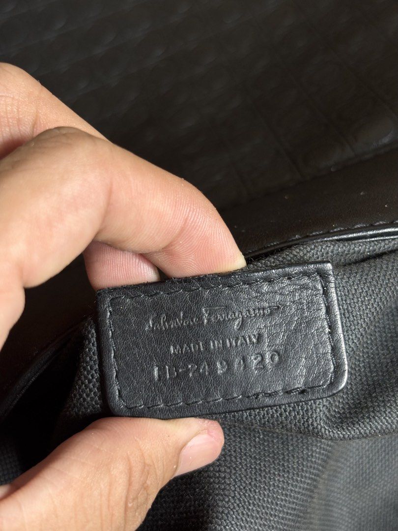 Salvatore Ferragamo Messenger Shoulder Bag (Category: Sling Bags) located in Manila. Submitted by earlylifecrisis (Listing ID 1467453409, Image 2). Description: Condition 9/10 Measure it by inch Width: 10.5 Length: 11 Depth: 0.5 Handle:19.5 •Refund / Returns not allowed allowed •Please do check the dimensions size on labels sometimes are not accurate on the sizing •Ask me before purchasing.