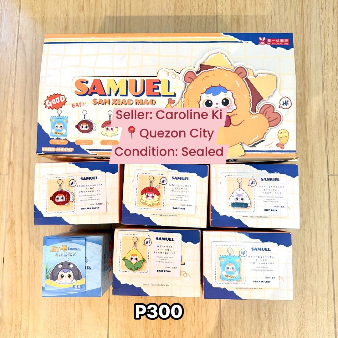 Samuel Fried Shrimp and Ocean Mobilization (Category: Plushies & Soft Toys) located in Quezon City. Submitted by eskyanolvia (Listing ID 1467551514, Image 1). Description: .