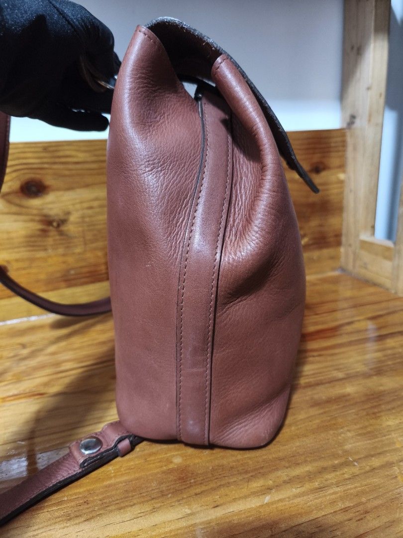 Sazaby Leather Backpack (Category: Backpacks) located in Baguio. Submitted by queenlyne_vintage_rare_finds (Listing ID 1467414610, Image 2). Description: .