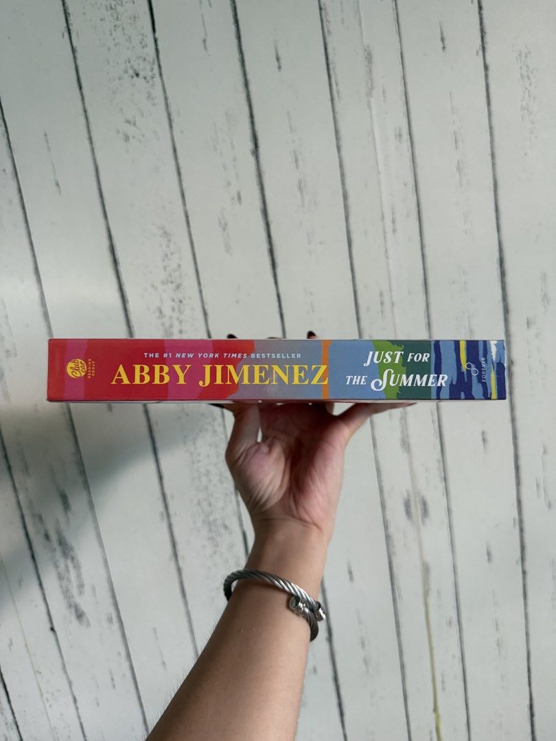 Sealed Just for the Summer by Abby Jimenez (Category: Storybooks) located in Manila. Submitted by sabbyskart (Listing ID 1467370484, Image 3). Description: Bought from fullybooked physical store. Never opened. Sealed. RFS: change of genre preference - Title: Just for the Summer by Abby Jimenez - Format: Paperback, brand new and factory-sealed in plastic wrap - Feature: Good Morning America Book Club pick - Synopsis: A heartwarming romance followi