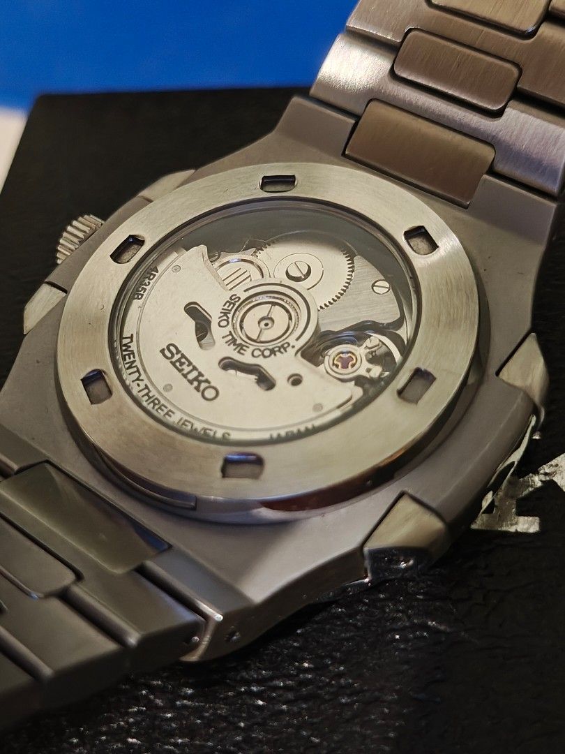 Seiko Mod Nautilus Tiffany Dial Automatic Watch (Category: Men's Watches) located in Batangas. Submitted by cvllanda (Listing ID 1467470639, Image 3). Description: - NH35A Movement - Sapphire Crystal - Tiffany Dial - Solid Stainless Steel Meet-up: Bataan Shipping: via J&T (shouldered by buyer) Payment First.