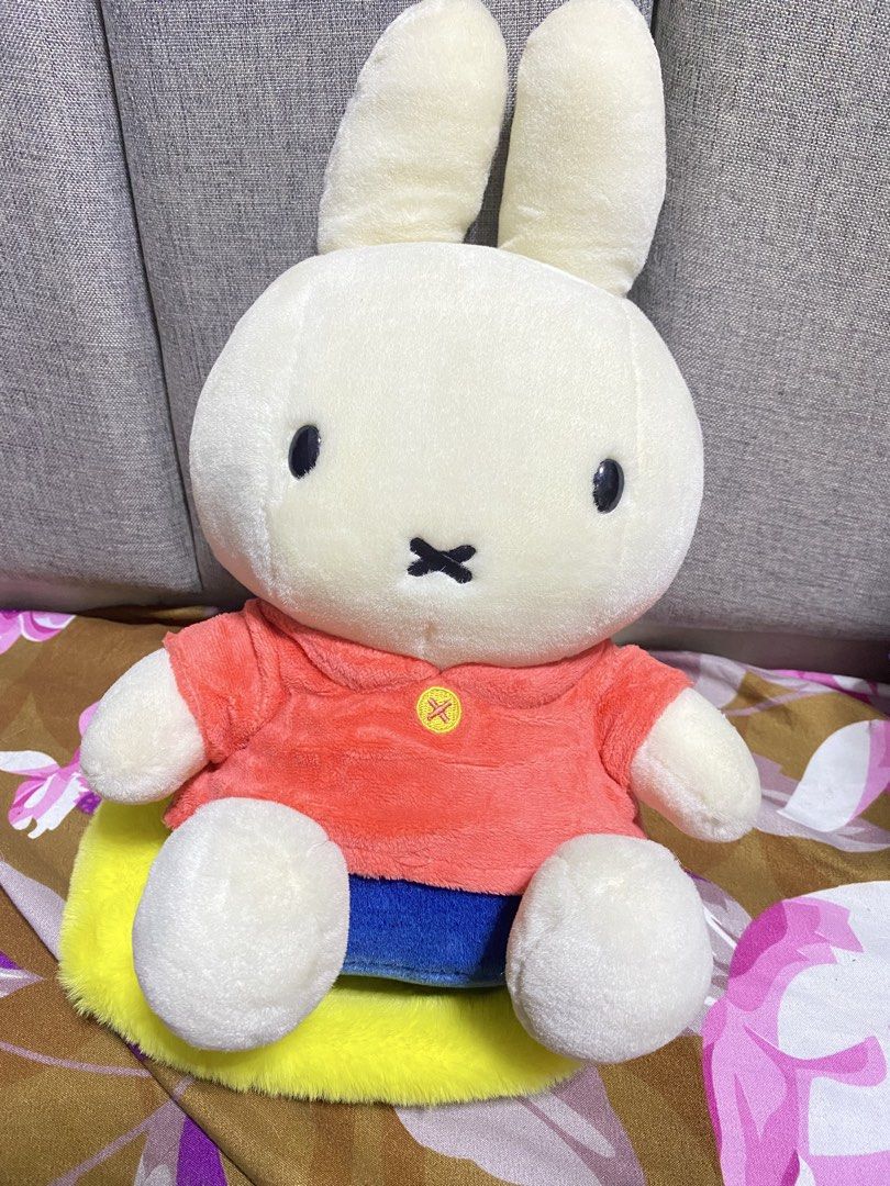 Sekiguchi Vintage Miffy Plush (Category: Plushies & Soft Toys) located in Los Banos. Submitted by chus.things (Listing ID 1467504685, Image 2). Description: No clothes included (just giving the idea that you can dress up miffy 🙂).