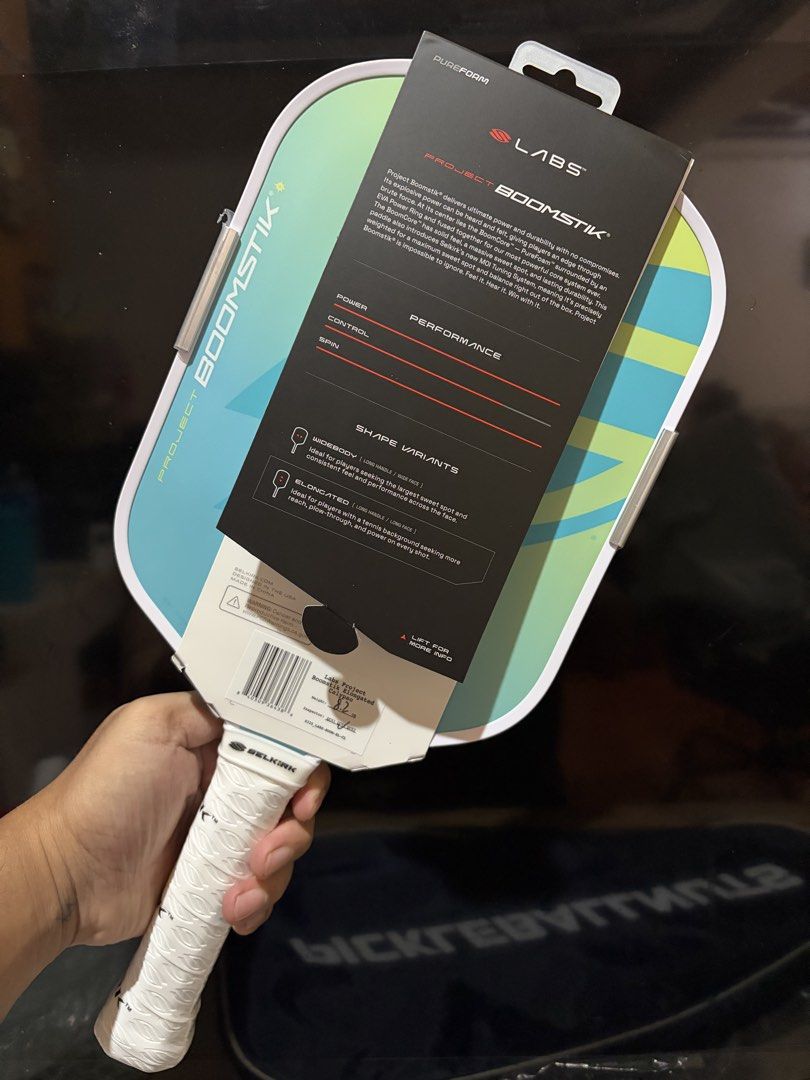 Selkirk Boomstick Calypso elongated (Category: Racket and Ball Sports) located in Baguio. Submitted by tunehaven (Listing ID 1467492471, Image 2). Description: Brandnew not used with scannable NFC for authenticity money back guarantee of proven fake..