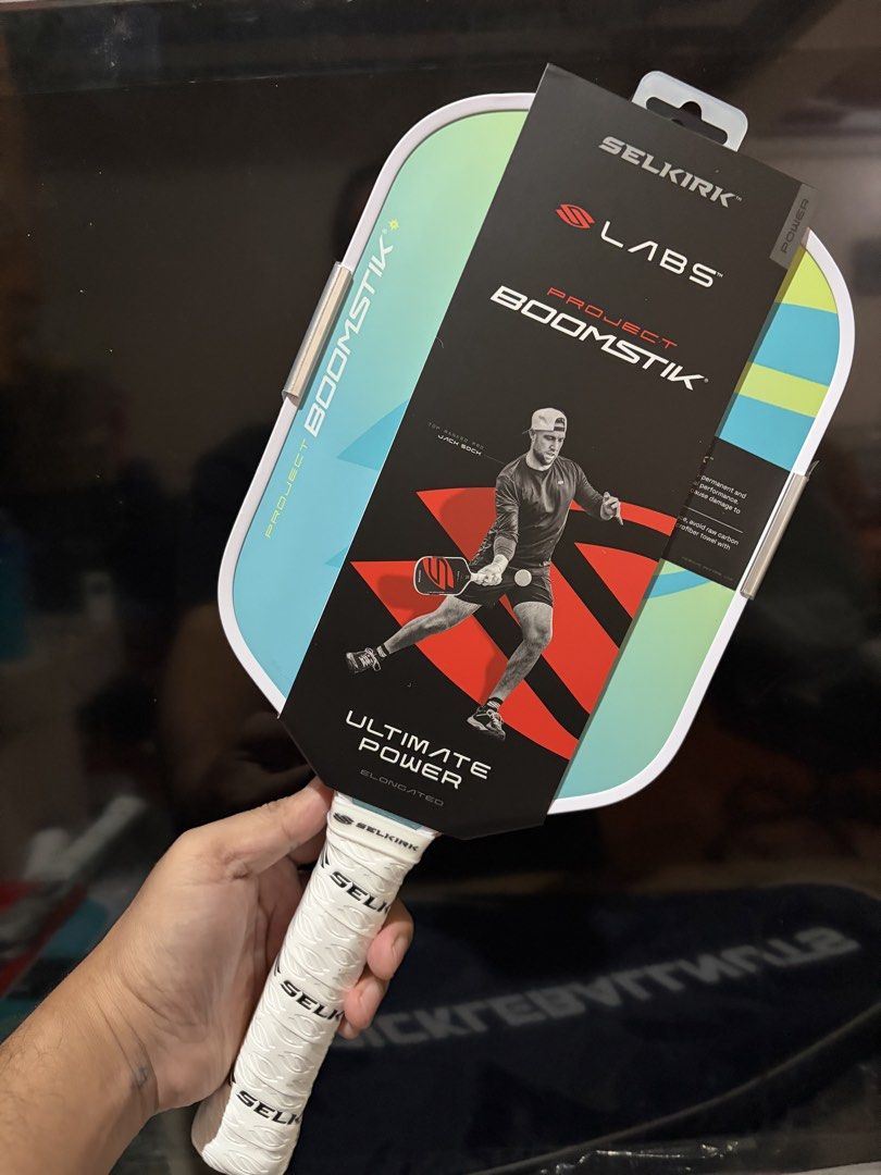 Selkirk Boomstick Calypso elongated (Category: Racket and Ball Sports) located in Baguio. Submitted by tunehaven (Listing ID 1467492471, Image 1). Description: Brandnew not used with scannable NFC for authenticity money back guarantee of proven fake..