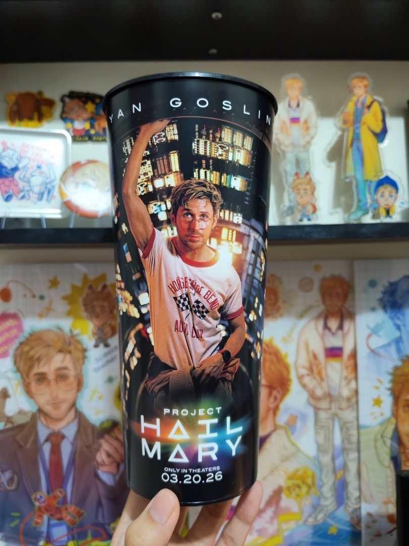 [Set] Project Hail Mary - Cinema Perks (Category: Other Merchandise) located in Pasig City. Submitted by purin_boos (Listing ID 1467517365, Image 1). Description: ✦ ₱ 2,900 all-in + lsf ✦ mop: gcash/bpi/gotyme ✦ all onhand, payo or 3 days reservation Cinemark Cup - from US (Ebay) Flyers, Sticker/Postcard, IMAX Limited Patch - from JP (Mercari) Note: flyers have creases in the corners, price already discounted from fees and initial price tags. rya