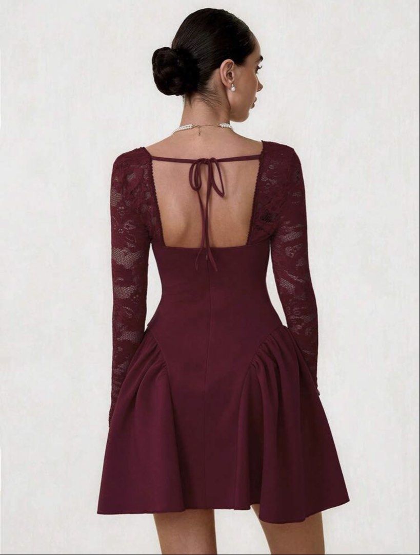Sexy Maroon Dress (Category: Dresses) located in Manila. Submitted by mgreyssiii (Listing ID 1467431519, Image 2). Description: Used once Small 📍Santa Cruz, Manila.