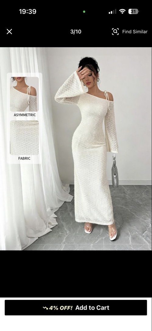 Shein Bodycon Maxi Dress (Category: Dresses) located in Paranaque City. Submitted by kimchan15 (Listing ID 1467499328, Image 2). Description: B: up to 34 W: up to 29.