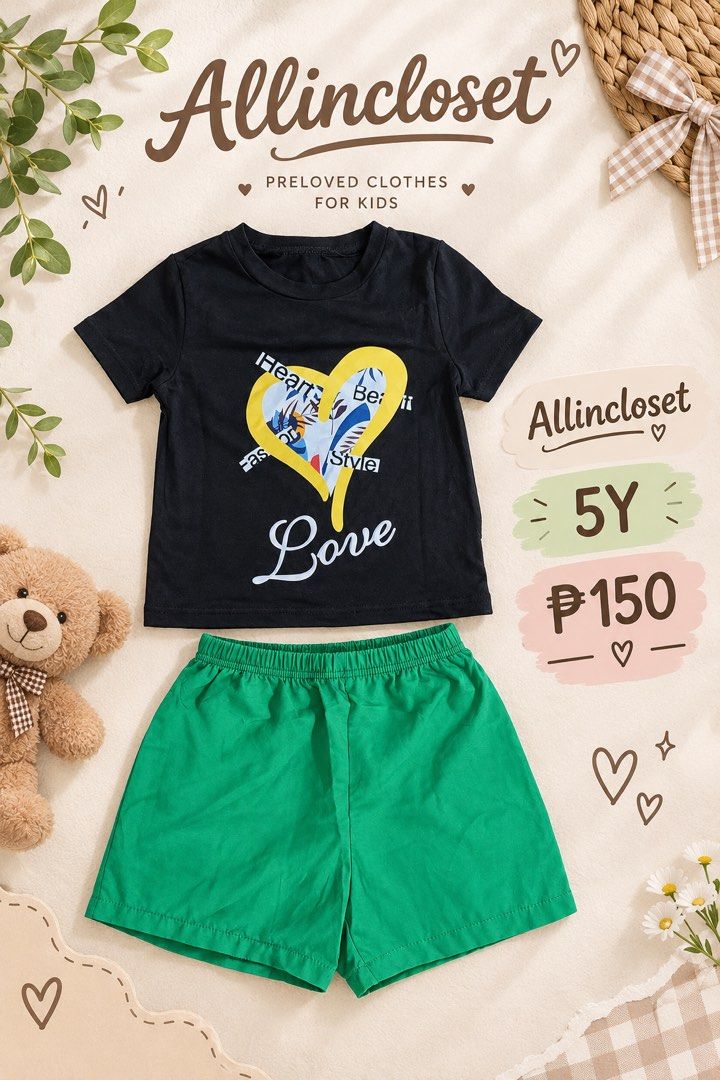 Shein Coords 5Y (Category: Babies & Kids Fashion) located in Paranaque City. Submitted by kimchan15 (Listing ID 1467466828, Image 1). Description: .