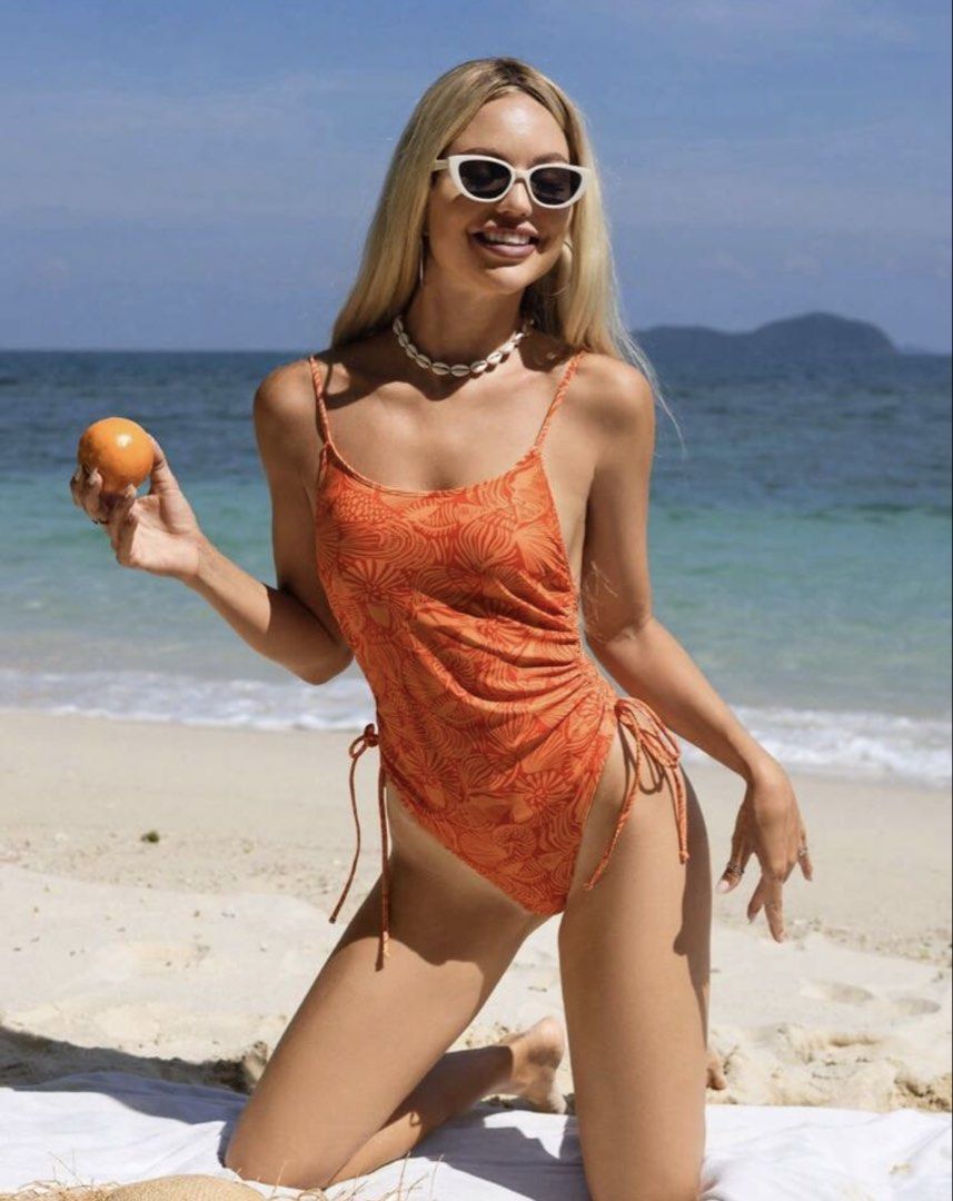 Shein one-piece swimsuit. Orange. Size Medium. (Category: Bikinis & Swimsuits) located in Manila. Submitted by aamvaldez1919 (Listing ID 1467545062, Image 3). Description: Shein one-piece swimsuit. Orange. Size Medium. Used once only. LALAMOVE Gen trias cavite - every weekdays Sampaloc Manila - every weekends.