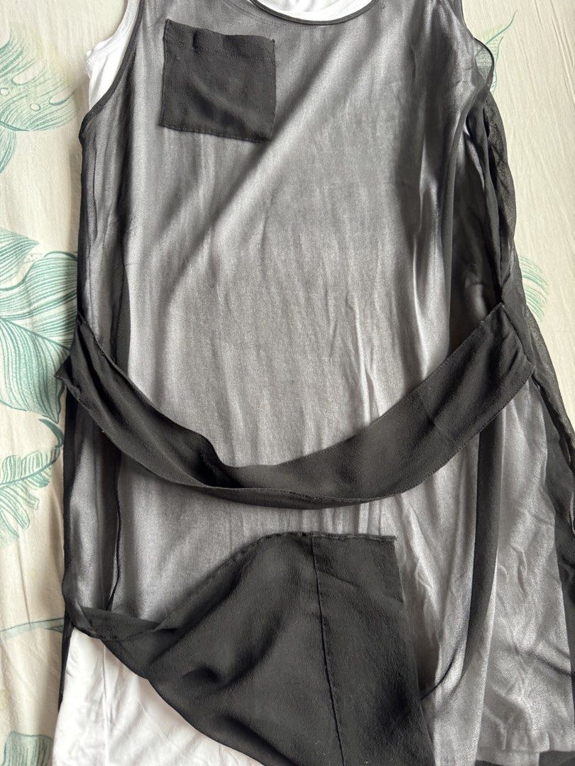 Shirt dress (Category: Dresses) located in Quezon City. Submitted by pvcrr50142 (Listing ID 1467380982, Image 2). Description: Stretch inner layer Built in on the sheer black topper .