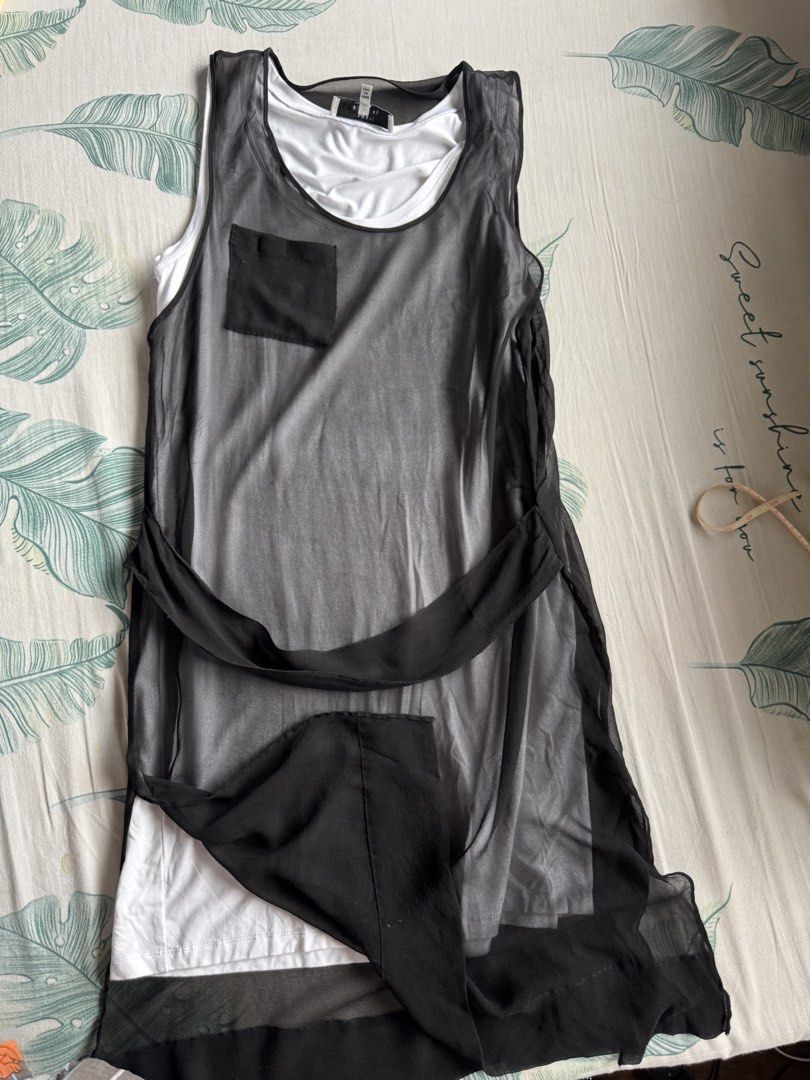 Shirt dress (Category: Dresses) located in Quezon City. Submitted by pvcrr50142 (Listing ID 1467380982, Image 1). Description: Stretch inner layer Built in on the sheer black topper .