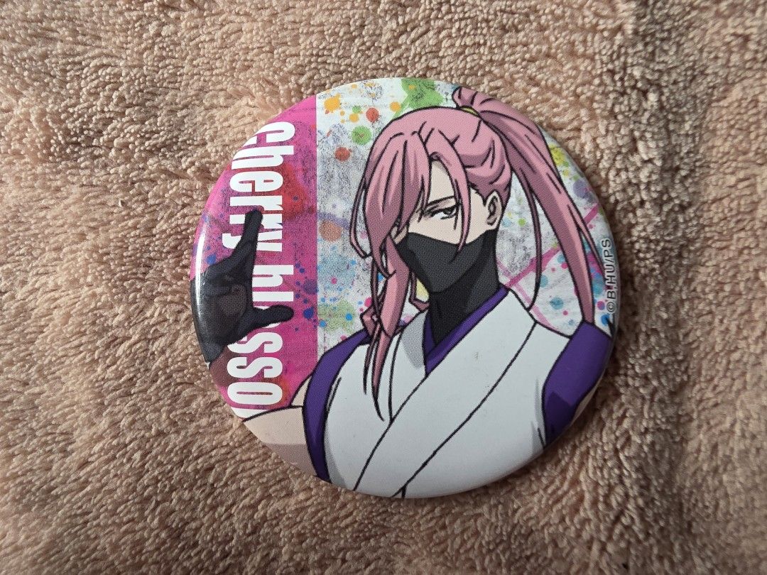 Sk8 the Infinity Cherry Blossom Can Badge (Category: Other Merchandise) located in Manila. Submitted by animestuffsshop (Listing ID 1467385696, Image 1). Description: Sk8 the Infinity Cherry Blossom Can Badge - Official - WYSIWYG MOD: JNT, LBC COP, Lalamove MOP: GCASH.
