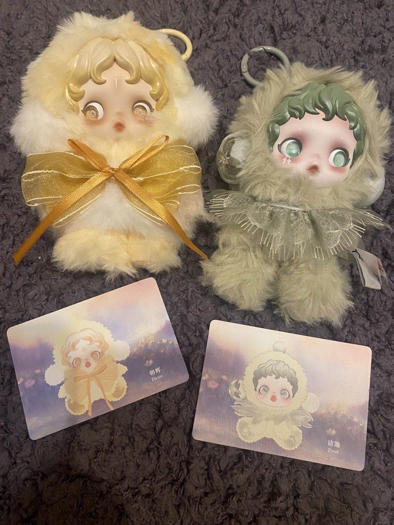 Skullpanda Plush Pendant Dawn & Pond (Category: Plushies & Soft Toys) located in Cainta. Submitted by lilxbigloveplayhouse (Listing ID 1467593459, Image 1). Description: 750php each As is. With card..