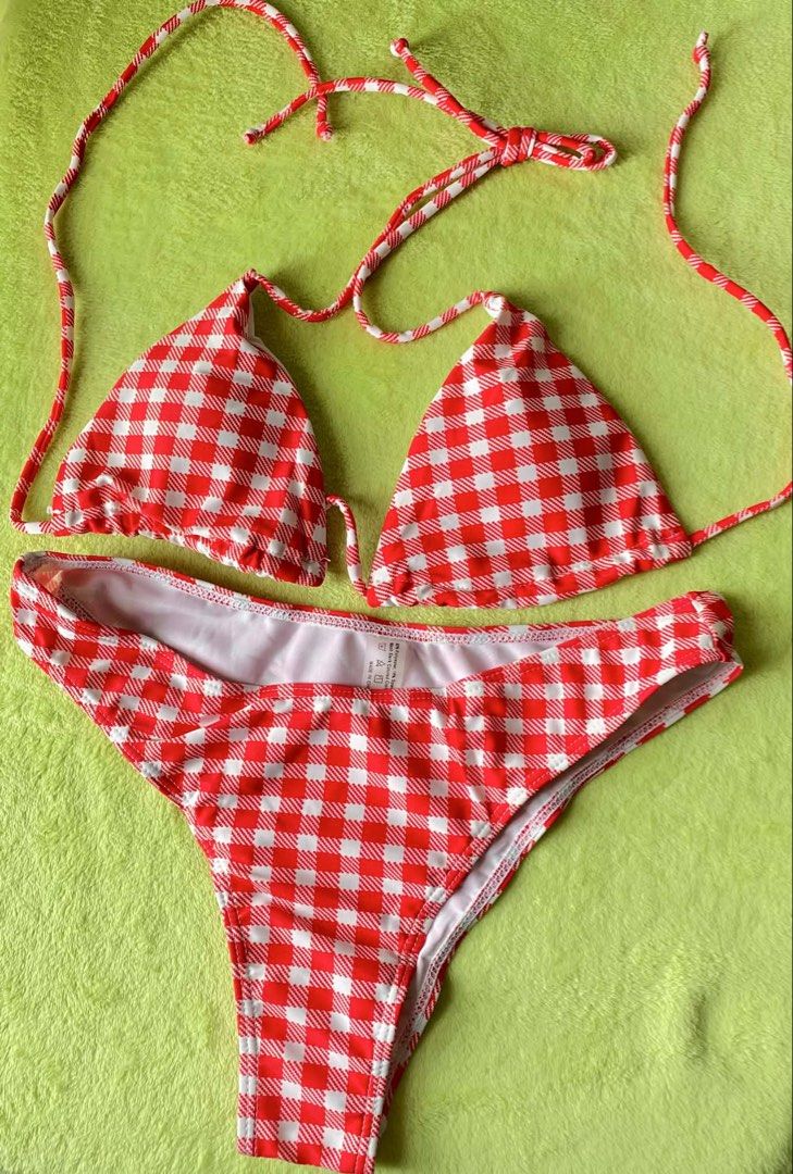 SMALL - MED TWO-PIECE BIKINI SWIMSUIT SHEIN (Category: Bikinis & Swimsuits) located in Consolacion. Submitted by simplystashed (Listing ID 1467370663, Image 3). Description: - Trendy SHEIN bikini sets - All brandnew Php90.00 each - Fits sizes Small to Medium.